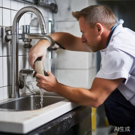 清理热水器进水管，恢复畅通。