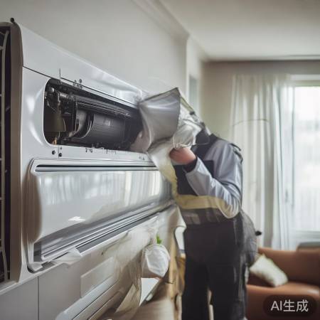 中央空调保养：清洁内外机，换滤