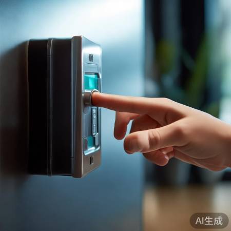 指纹解锁，轻触找准角度