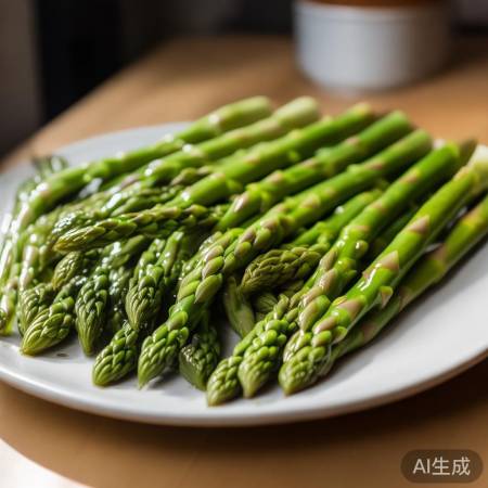 芦笋裹油防身，锁鲜冻存。