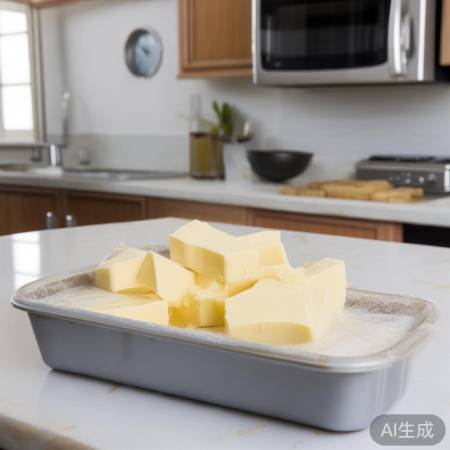黄油可冷冻，解冻后变硬