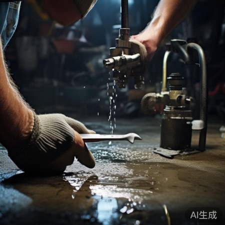工具备齐，关水阀止漏