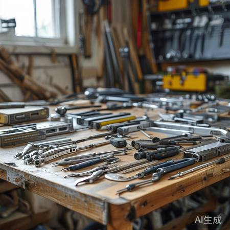 准备安装工具：扳手、螺丝刀等