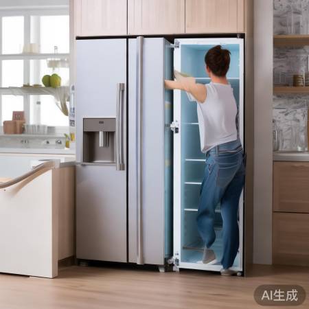 冰箱安装宜适中，防久弯腰不适