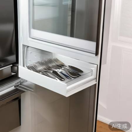 冰箱凹槽放餐具，方便快捷