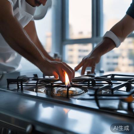 厨房点火技巧，安全第一