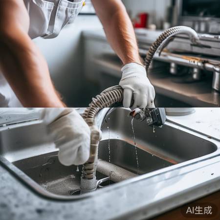 检查洗衣机排水管