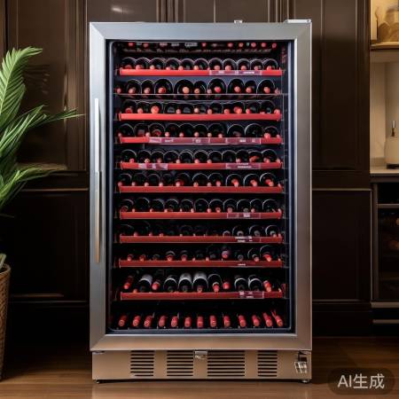 “大容量红酒柜，提升家居档次”