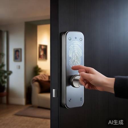 “麦驰指纹锁，轻松添加指纹”