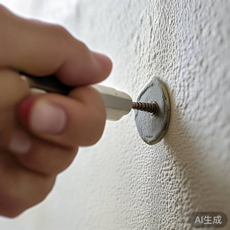 拧螺丝固定底座