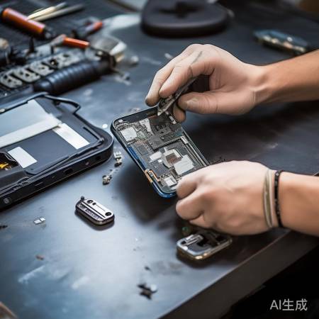“拆解逆序装回，检查手机指纹锁