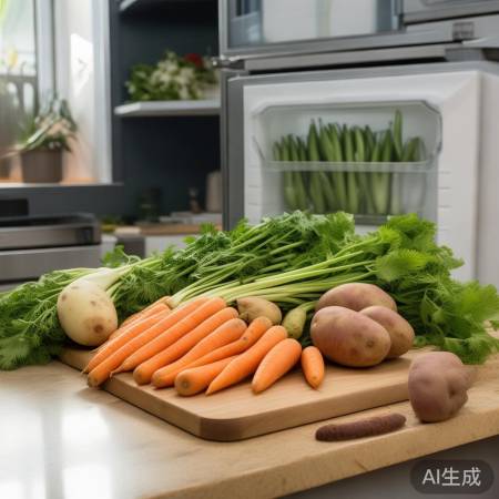 根茎菜保鲜，冰箱冷藏防湿