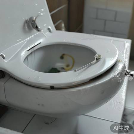 检查马桶过滤网与喷嘴