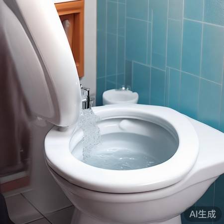盆水加速马桶冲水