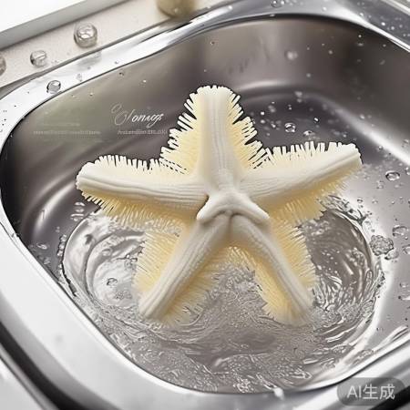 “小海星水槽清洁刷”