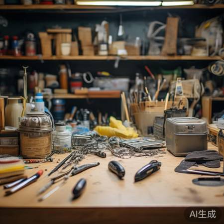 清洁工具准备齐全