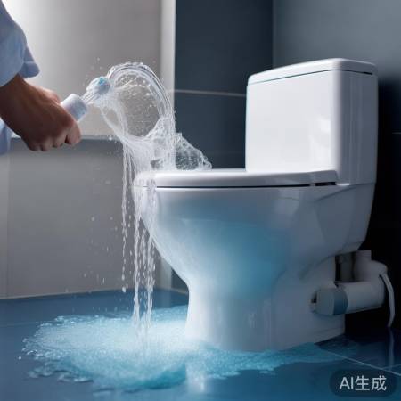 智能马桶喷头故障，水枪没气了