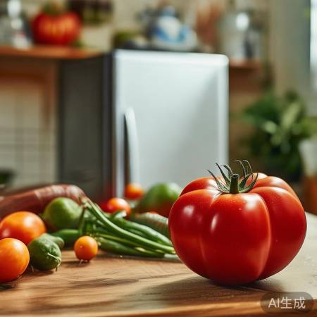 “西红柿不宜放冰箱”