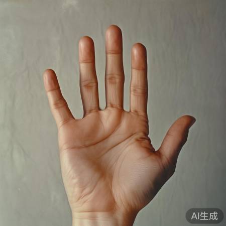 角度关键，手指微斜易识别。
