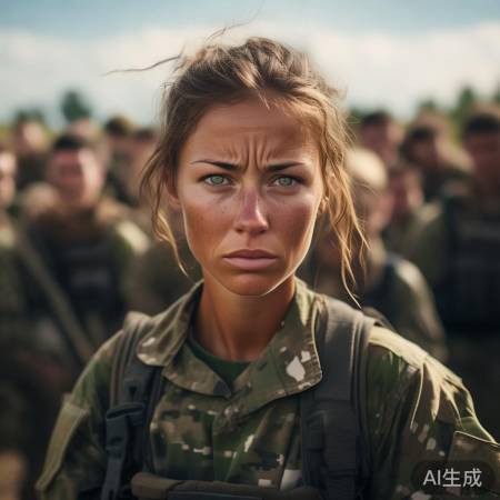 女兵受伤重振,青春无畏