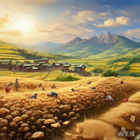 丰收中国梦想升腾