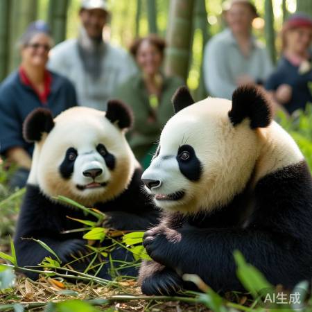 大熊猫美国之旅,和谐共处典范