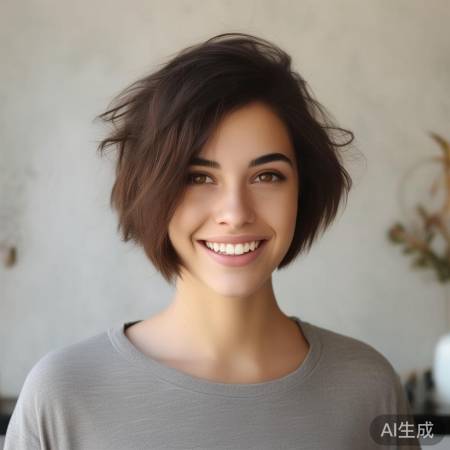 波波头让她更自信开朗