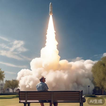 年轻人赶好时代,火箭升空拍水母